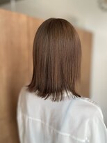 フレイムスヘアデザイン(FRAMES hair design)&nbsp;オリーブグレージュ×切りっぱなし