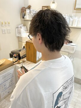 フゥカ 類家店(fuka) 八戸　ツイストスパイラル　メンズパーマ