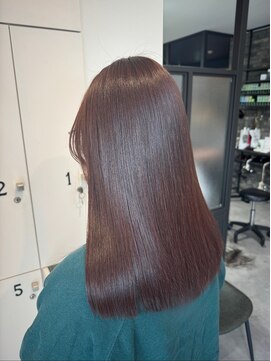 ディア(Dia) 髪質改善カラーで、艶々ピンクブラウンカラー☆