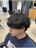 ゆるふわ波巻きパーマ