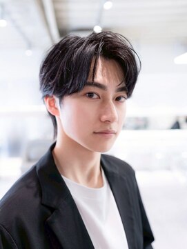 MEN’SHAIR×リバースセンターパート/フェザーパーマ/メンズ