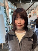 ファンファンバイルー 岐阜(fan fun by Rooo)&nbsp;暖色カラー顔まわりレイヤー