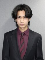 オアハカタ(oa hakata)&nbsp;フェザーパーマ/センターパート/観光風ヘア