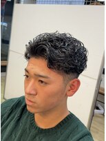 ヤマグチ トゥシェル ヘアー&メイク ヘアーアンドメイク オールバックパーマ