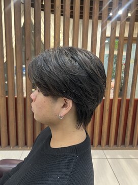 クオリス 上福岡店(QUALIS) 冬メンズパーママッシュスタイル×ニュアンス毛流れパーマ