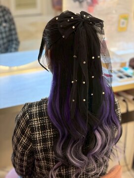 ヘアアレンジメント ボガスティーズ 溝の口店(Hair arrangement Vogusty's) ハーフポニー/おでかけ/イベント/ゆるふわ/韓国風