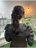 ヘアセット/編みおろし