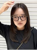 顔周りレイヤーカットでイメチェン