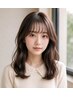 カット+<<前髪>>パーマ（ロッド3本迄）+フローディアMOREトリートメント15400