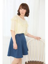 ヘアデザイン ラポール 茨木店(hair design Rapport)&nbsp;ひし形フォルムでフェアリーカール！ラフかわフレンチガーリー☆