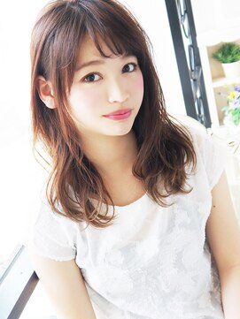 ヘア ジュレ ドゥ(hair jurer deux) 【ヘアジュレドゥ 花井】 モテNatural カワイイ女子セミディ☆