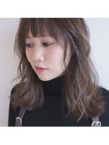 ツイギー 宮西店(TWiGGY)&nbsp;柔らかさの際立つセミロングスタイル