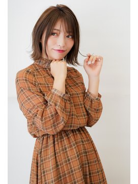 ユキオ オブ ヘアー(YUKIO of Hair) 大人カワイイやわらか外ハネ小顔ボブ