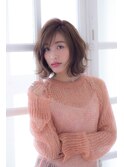 伸ばしかけボブの方におススメ！こなれ感が可愛い外巻きボブディ