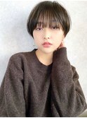 【December】大人かわいい黒髪マッシュショート♪