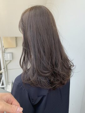 サロンドミルク 溝の口店(salon de MiLK) *透明感のあるオリーブグレージュ