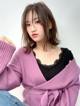 ヘアーアンドスパ フェリーチェ ミチ 野田屋町店(HAIR&SPA felice MICHI) 大人可愛い外ハネミディ