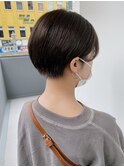 【横須賀中央 AGU】大人かわいい小顔ひし形ショートボブ