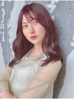 アンブル リュクス 池袋(amble luxe)&nbsp;20代／30代／40代/ラベンダーカラー/セミロング/韓国風／くびれ