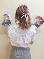 ディア(.eer)&nbsp;結婚式やライブ イベントに☆ // *＊ミディアム ハーフアップ＊*