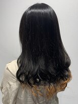 アース 二俣川店(HAIR&MAKE EARTH) 裾カラー×オレンジ