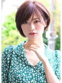 10代から40代に人気の小顔ショートボブ
