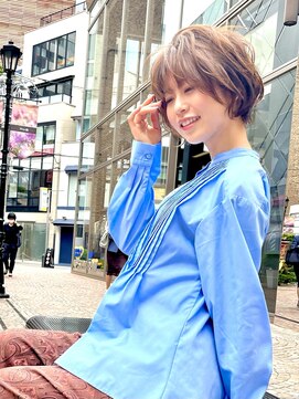 ジエクト 本店(The Ect) ステップボーンカット×ニュアンスカラー×似合わせカット