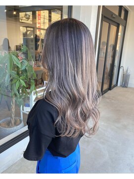 ナンバー(number+) 20代30代ダブルカラーブリーチ立体感グラデーション透明感