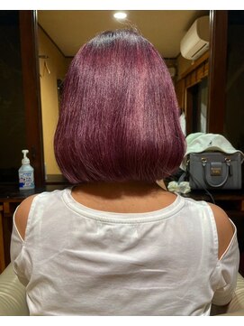 ジュエル(JEWEL) ピンクバイオレットカラー ボブ