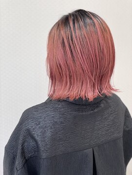 リミットバイアフィナー 大宮店(limit by Afinar) 外ハネ×ピンクカラー