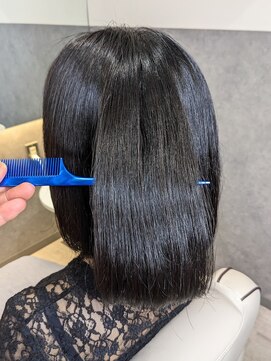 ナカドット エマノン 池袋(__naka.__ EMANON) 30代/酸性ストレート/黒髪ショートボブ/池袋