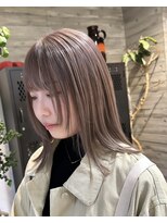 ヲタク(wotaku.)&nbsp;ミルクティーカラーブリーチリタッチ透明感カラーケアブリーチ