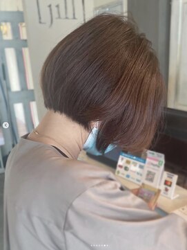 アトリエ エス atelier es HAIRDESIGN ワンカールボブ/韓国ヘア/韓国ボブ/ショートボブ/大人可愛い