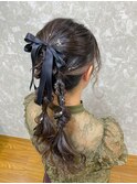 ポニー風◇ツインアレンジ