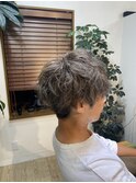 シルバーカラー×ツイストスパイラル