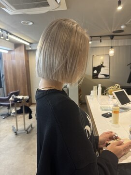 ジャンクス 千葉(junks) ブリーチカラー　バブ　ハイトーン