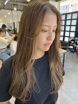 ジーニー 横浜(giinii)&nbsp;ハイライトで作るベージュ