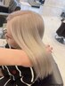 カット＋1ブリーチダブルカラー＋3stepトリートメント
