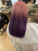 アウラ(AURA)&nbsp;ブリーチカラーダブルカラーグラデーション