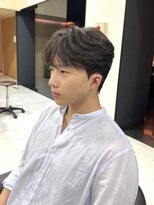 ゼスト 吉祥寺店(ZEST)&nbsp;シースルーマッシュ　ニュアンスパーマ　韓国　鈴木楓竜