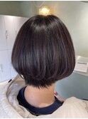 丸みショートボブ