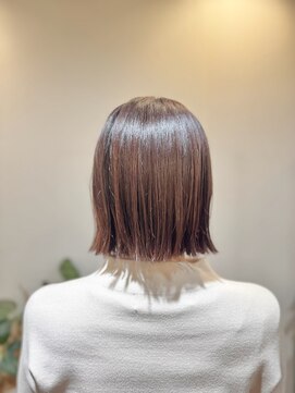 セレスト 心斎橋店(CELESTE) 30代40代50代　美髪オイルカラーで人気の大人ミニボブ
