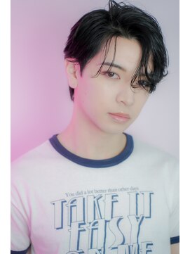 ファイン 三笠店(Fine) 20代30代メンズカット韓国風アップバングスタイル