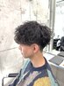 【NEWOPEN】メンズカット+波巻きパーマ+トリートメント　￥11500