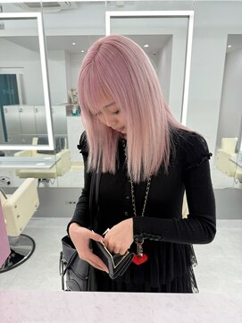 テイス 新宿(TACE) ホワイトピンク[着物/メルティカラー/透け感バング/新宿]