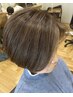 【白髪を活かす】白髪ぼかし/明るい白髪染め＋カット　￥9900