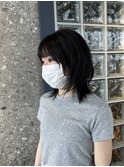 抜け感×動きのあるハッシュカット