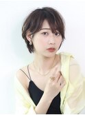 愛され美髪ショート/ココアベージュ/グランマッシュ