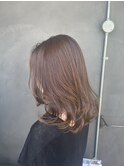 シアーブラウン×透明感カラー/ニュアンスカラー/20代/30代/40代
