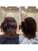 縮毛矯正before after